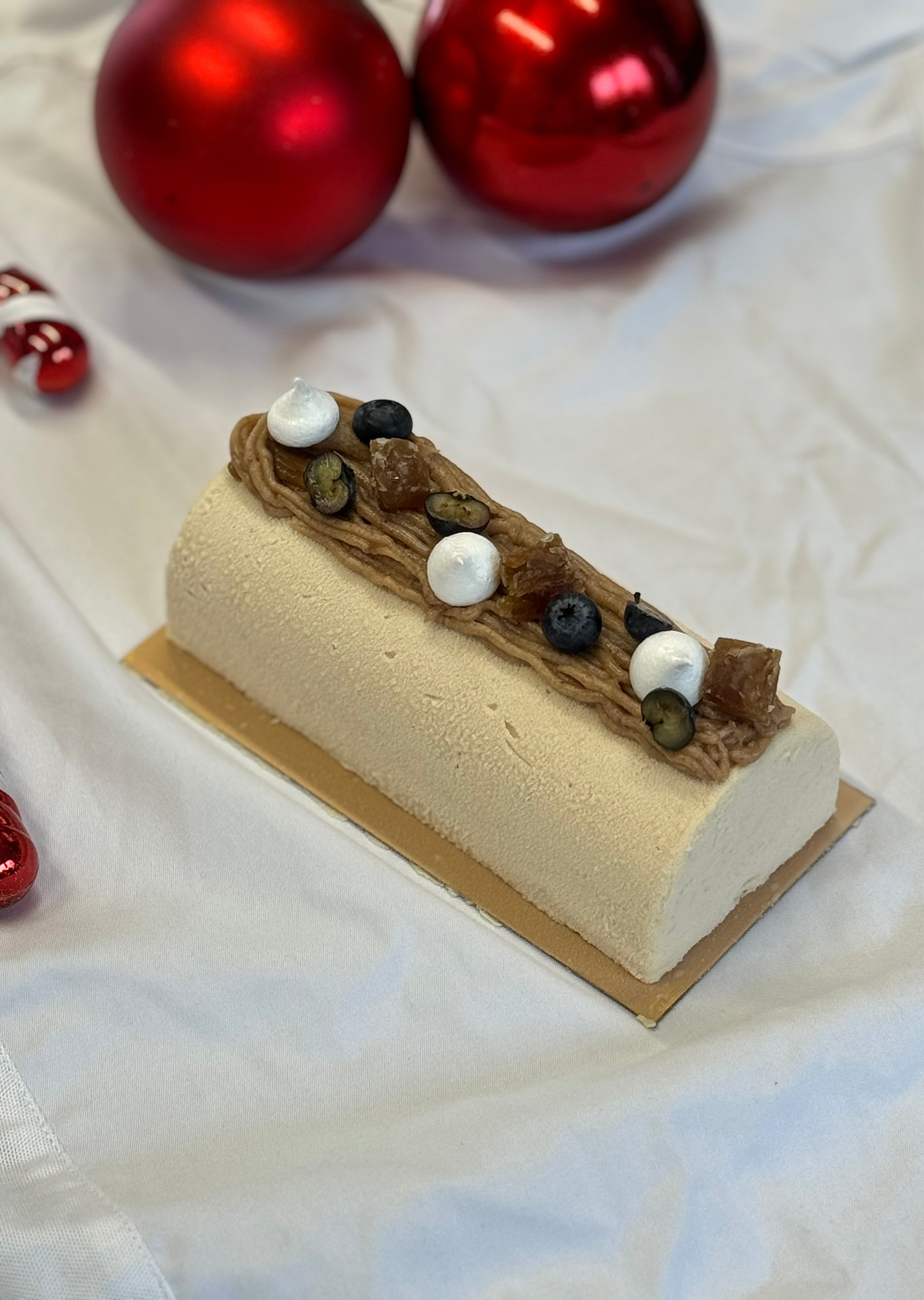 Bûche façon Mont Blanc